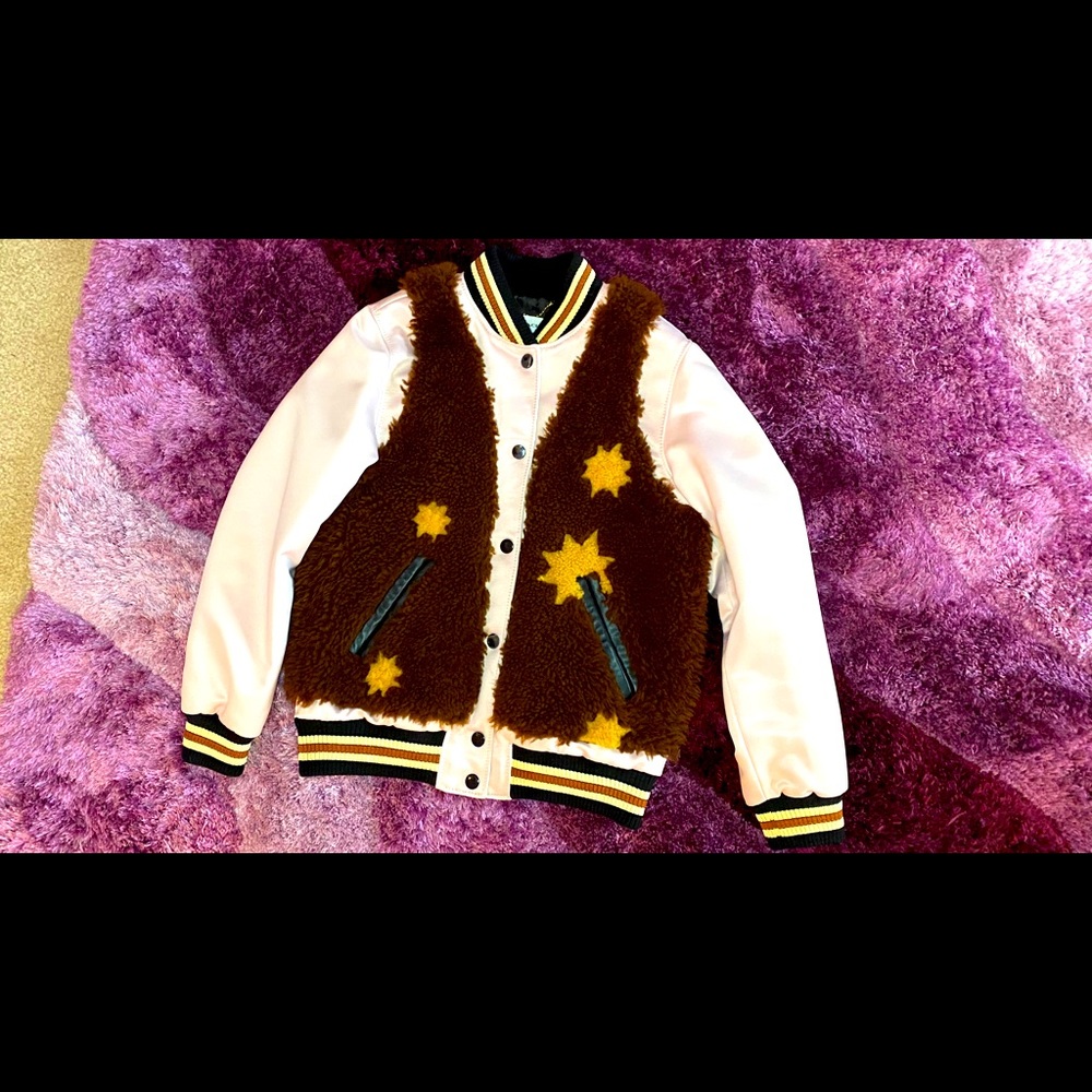 Coach Sundae Shearling Jacket - Picture 2 of 8